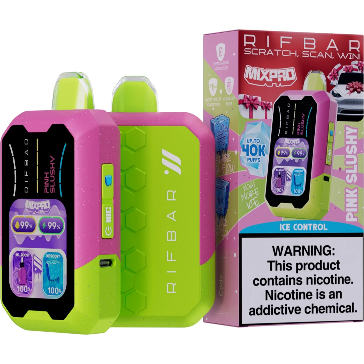 Pink Slushy Rifbar flavor